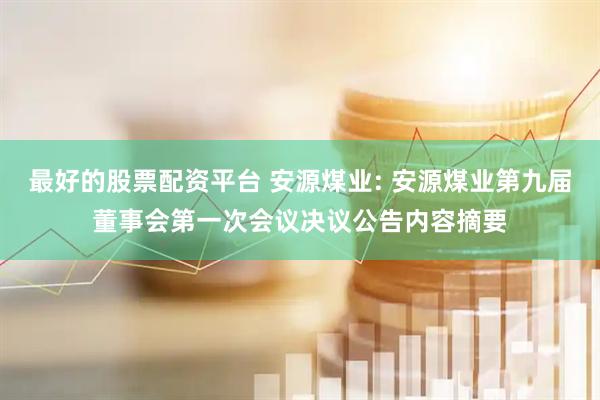 最好的股票配资平台 安源煤业: 安源煤业第九届董事会第一次会议决议公告内容摘要